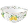 290907 bol d23cm en porcelaine fleurs et citrons