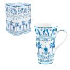 coffret 1 mug geant en porcelaine fine 60 cl exotic vibes versblue