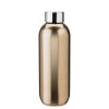 stelton drikkedunk keep cool vacuum insulated bottle dark gold 5218471
