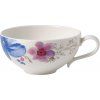 Čajový šálek a podšálek MARIEFLEUR GRIS BASIC, fialová  Villeroy & Boch