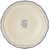 Hluboký talíř FILET BLEU MONOGRAMME  Gien