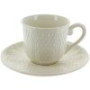 Čajové šálky s podšálky sada 2 kusů PONT AUX CHOUX BLANC  Gien