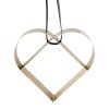 Srdce velké mosazné FIGURA  Stelton
