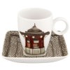 Sada 4 espresso šálků s podšálky ALMA DE LISBOA  Vista Alegre