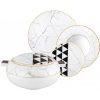 Jídelní sada 64 kusů CARRARA, černá  Vista Alegre