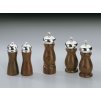 Mlýnek na pepř, přírodní ořech, postříbřená mosaz AFRICAN  Chiarugi