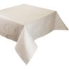 Kulatý ubrus 180 cm MILLE ISAPHIRE PARCHEMIN, krémová  Garnier Thiebaut