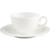Čajový/kávový šálek a podšálek WHITE PEARL, šedá  Villeroy & Boch