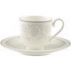 Espresso šálek a podšálek GRAY PEARL, šedá  Villeroy & Boch