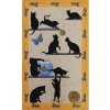 Chat Pitre žlutá utěrka 50x80 cm, Beauvillé