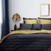 Povlečení na polštář MANHATTAN GOLD BLUE, modrá  Garnier Thiebaut