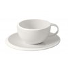 Kávový šálek a podšálek NEWMOON, bílá  Villeroy & Boch