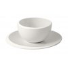 Kávový šálek a podšálek NEWMOON, bílá  Villeroy & Boch