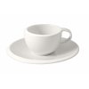 Espresso šálek a podšálek NEWMOON, bílá  Villeroy & Boch