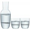 Sada na vodu (1 karafa + 2 sklenice) AURA, černá  Zwiesel Glas