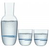 Sada na vodu (1 karafa + 2 sklenice) AURA, modrá  Zwiesel Glas
