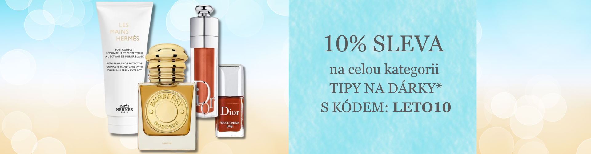 Víkendová akce: 10 % na kategorii TIPY NA DÁRKY