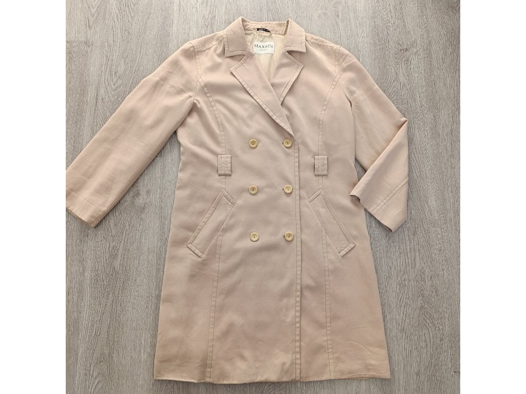 Kabát jarní MAX&Co. trench coat vintage