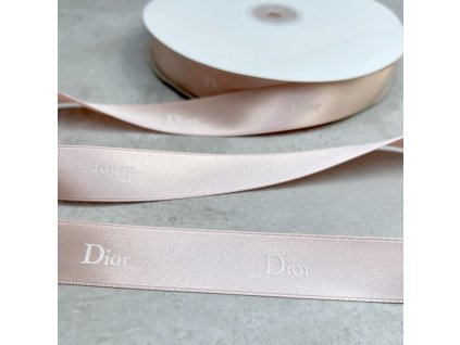 Dior stuha růžová 1 m