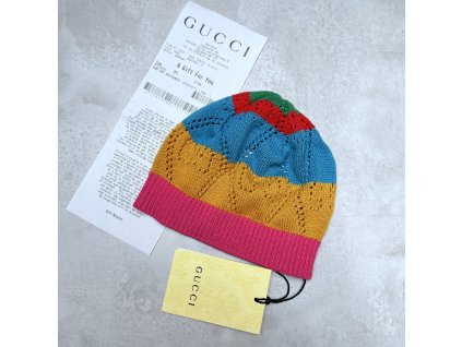 Gucci čepice miminko 0-6 měsíců