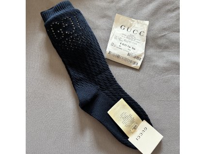 Gucci ponožky 34-37 tmavě modré