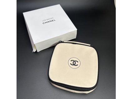 Chanel malá taštička / šperkovnice béžová