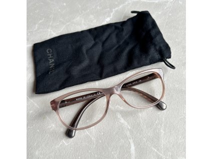 Chanel obroučky / dioptrické brýle lehce nošené béžové