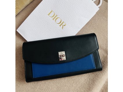 Dior peněženka / psaníčko černo-modré použité