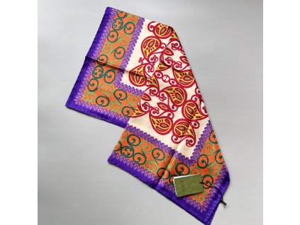 Gucci hedvábný šátek 70x70 cm