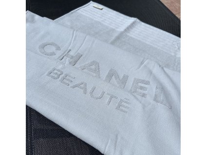 Chanel osuška/ručník 70 x 140 cm světle šedá
