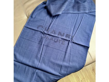 Chanel osuška/ručník 70 x 140 cm tmavě modrý