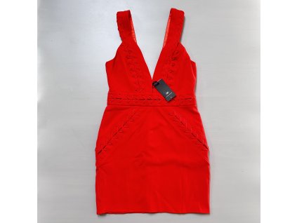 Elisabetta Franchi M/L šaty červené vel. EU 40
