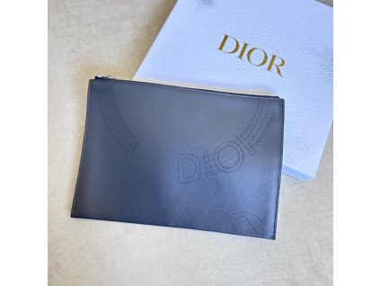 Dior psaníčko kožené šedé pěkný stav