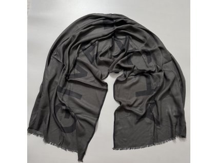 Givenchy unisex šátek hnědo - černý  70x180 cm