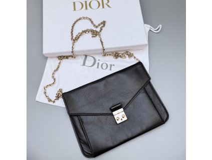 Dior kabelka / crossbody černá kožená použitá