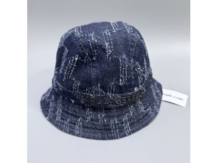 Karl Lagerfeld klobouk / buckethat modrý