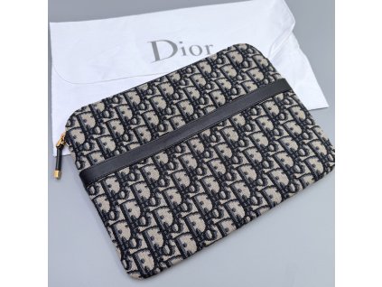 Dior Oblique psaníčko modro-béžové