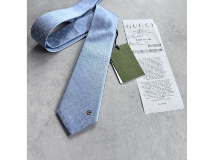 Gucci kravata světle modrá