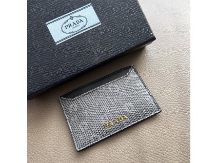 Prada cardholder kožený s krabičkou