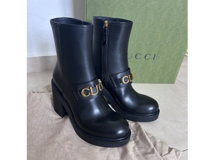 Gucci kožené boty 38 (psaná vel 37.5)