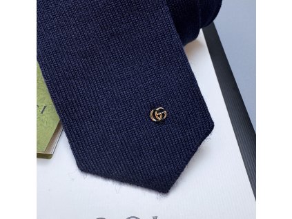 Gucci kravata tmavě modrá