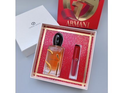 Armani sada Si EDP Intense Femme 100 ml + tekutá rtěnka 4 ml