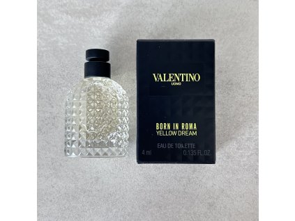Valentino Born in Roma UOMO Yellow Dream EDT 4 ml miniatura -men