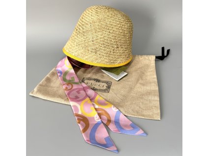 Gucci klobouk s vázáním vel. XL 59 cm