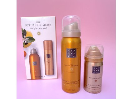 Rituals sada tělová pěna 30 ml + sprchová pěna 50 ml The Ritual of Mehr