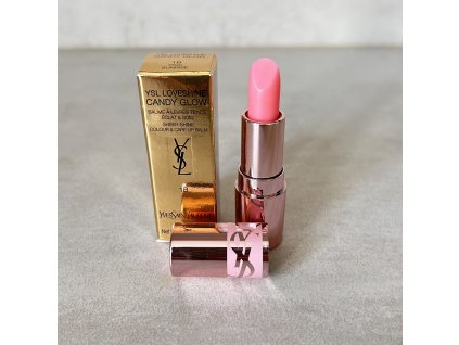 YSL Loveshine candy glow mini balzám na rty 1B