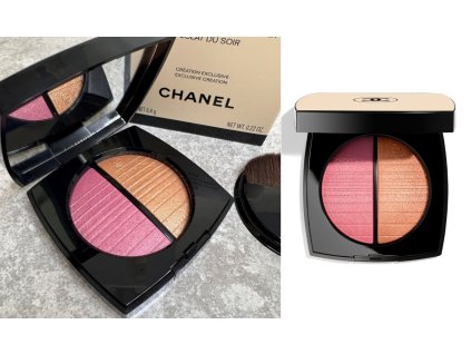 Chanel duo rozjasňovač / tvářenka Eclat du Soir Les Beiges 6,4g