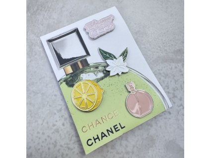 Chanel pin / brož sada 4 ks