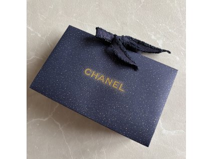 Chanel papírová taška limitovaná vánoční edice 22x14x7.5 cm