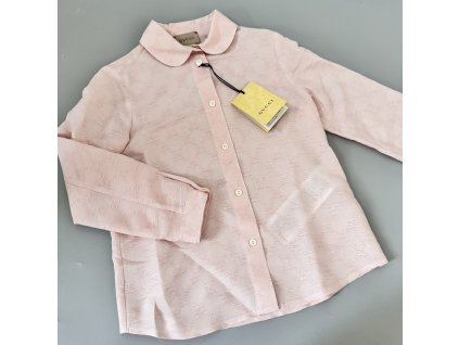 Gucci 6y růžová dětská košile vel. 120